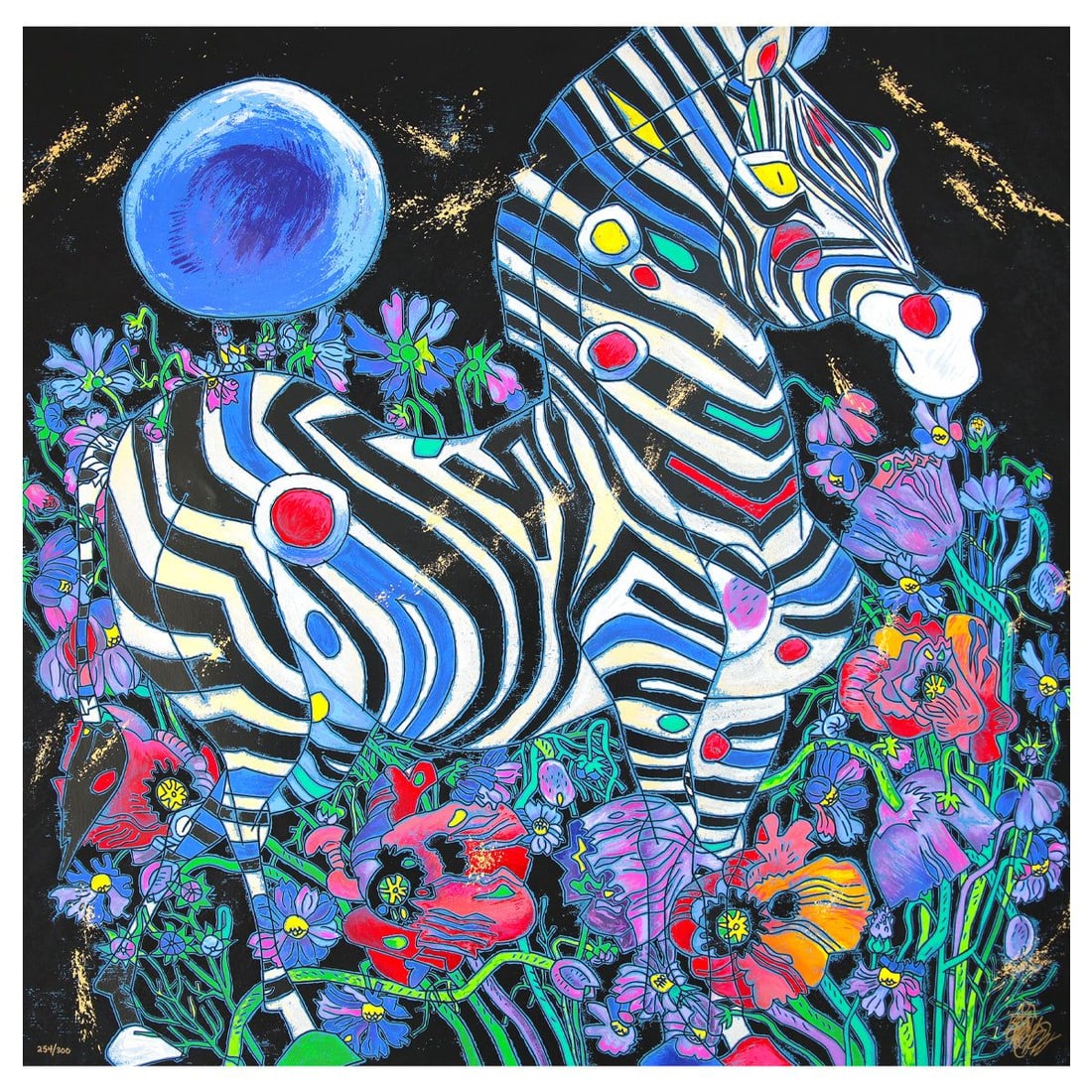 Jian Tie Feng- Serigraph "A Spring Rhyme": Artist: Jian Tie Feng. Medium: Serigraph. Title: A Spring Rhyme. Size: 36" x 36". Signature: Hand Signed and Numbered. Reference#: 80551.