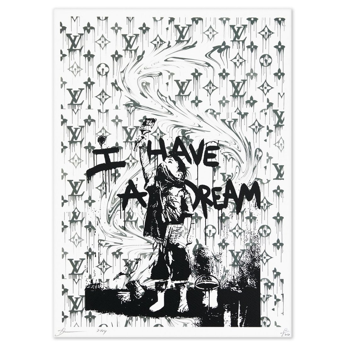 Death NYC- Fine art Print: Artist: Death NYC. Medium: Fine art Print. Size: 18" x 12". Signature: Hand signed and numbered. Certificate of Authenticity: Is included. Reference#: 36745.