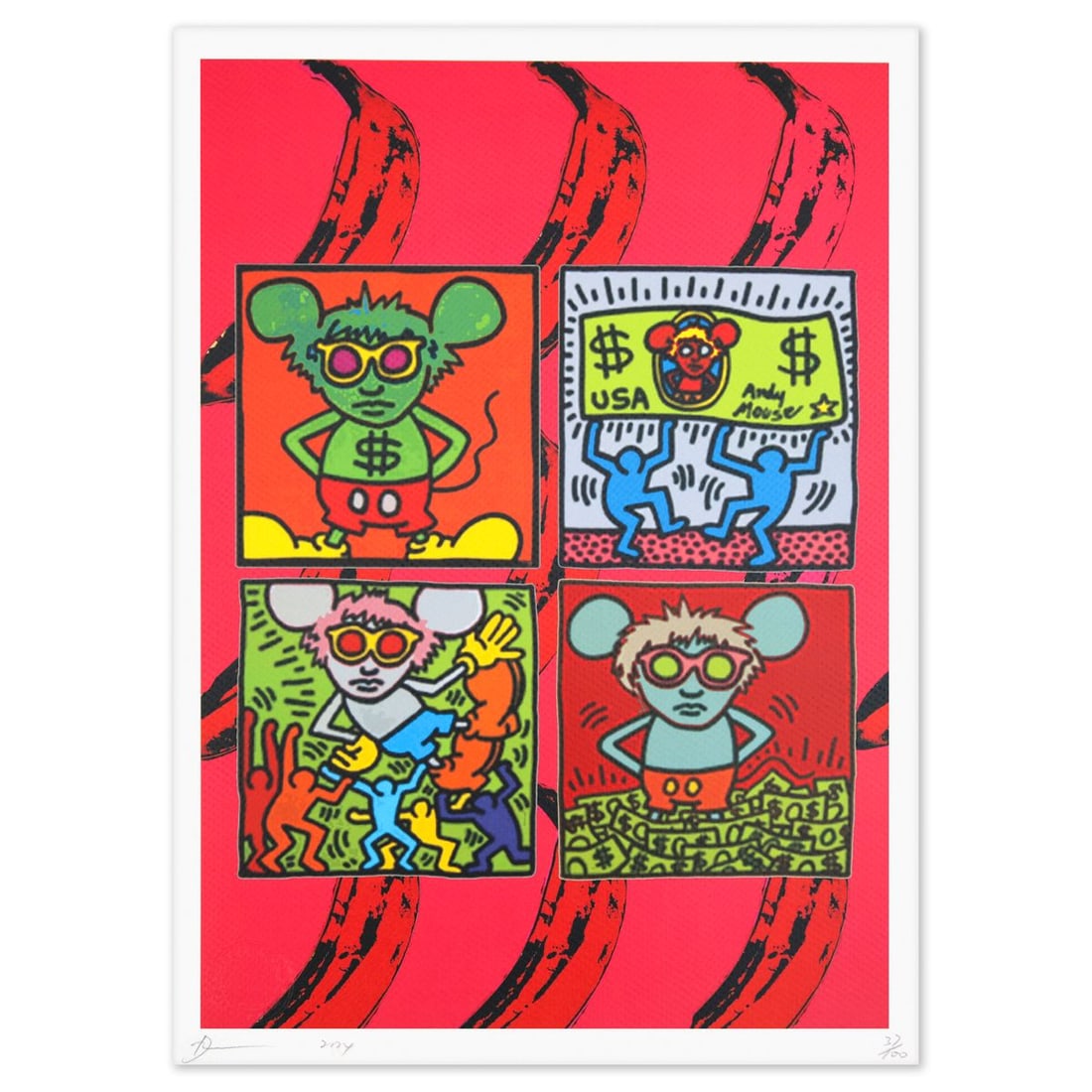 Death NYC- Fine art Print: Artist: Death NYC. Medium: Fine art Print. Size: 18" x 12". Signature: Hand signed and numbered. Certificate of Authenticity: Is included. Reference#: 49390.