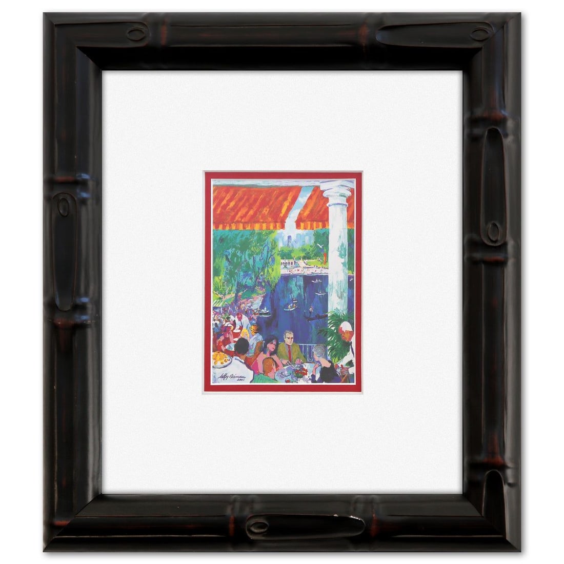 Leroy Neiman- Offset Lithograph: Artist: Leroy Neiman. Medium: Offset Lithograph. Size: 7" x 5". Measures approx. 18" x 16" (framed). Signature: Signed in plate. Reference#: 84843.