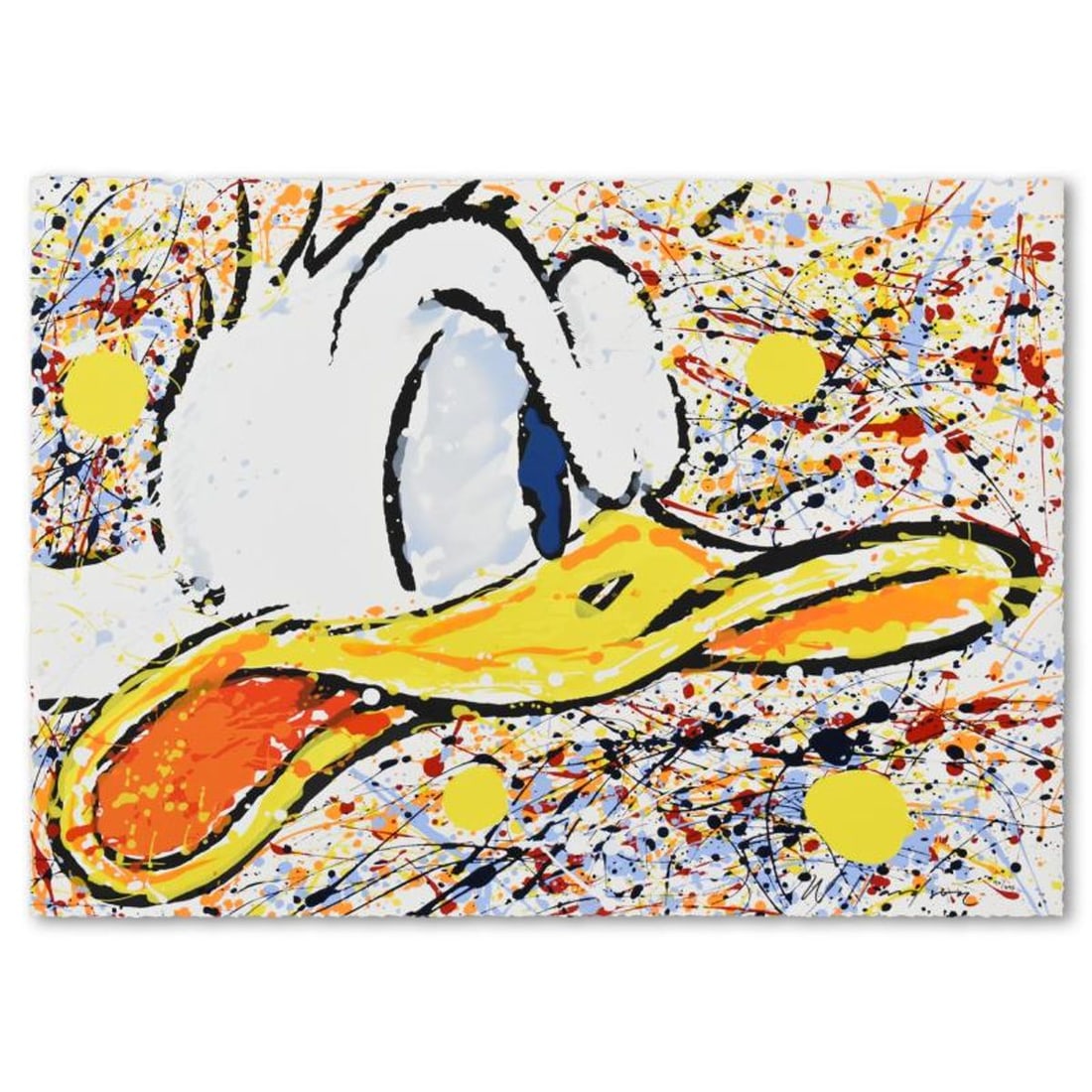 David Willardson, "More Bang for Your Duck" Hand Signed Limited Edition Disney Serigraph with Letter: More Bang for Your Duck is a Disney Fine Art limited edition serigraph on deckle edge paper by David Willardson, numbered and hand signed by the artist. Includes Letter of Authenticity. Measures appro