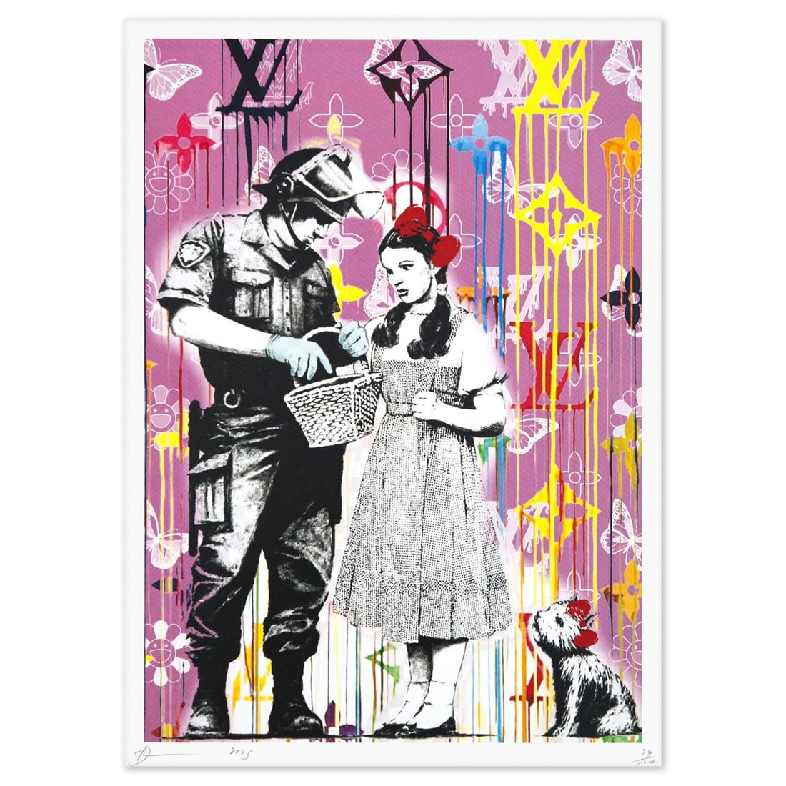 Death NYC- Fine art Print: Artist: Death NYC. Medium: Fine art Print. Size: 18" x 12". Signature: Hand signed and numbered. Certificate of Authenticity: Is included. Reference#: 49364.