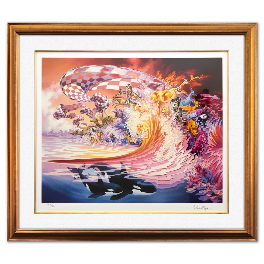 Ilene Meyer - Serigraph: Artist: Ilene Meyer . Medium: Serigraph. Size: 26" x 31". Measures approx. 36" x 41" (framed). Signature: Hand Signed and numbered. Additional: 299/300. Reference#: 26379.