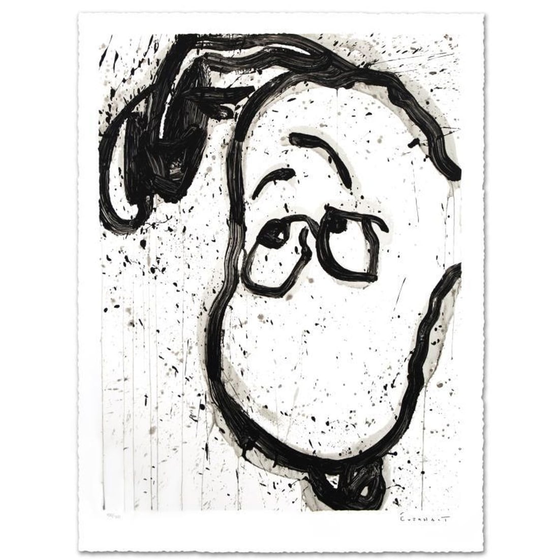 I Can't Believe my Ears, Darling Limited Edition Hand Pulled Original Lithograph by Renowned Charles: I Can't Believe my Ears, Darling is a limited edition hand pulled original lithograph on museum quality deckle-edge paper, numbered and hand signed by Tom Everhart. This is one of the final Everhart e