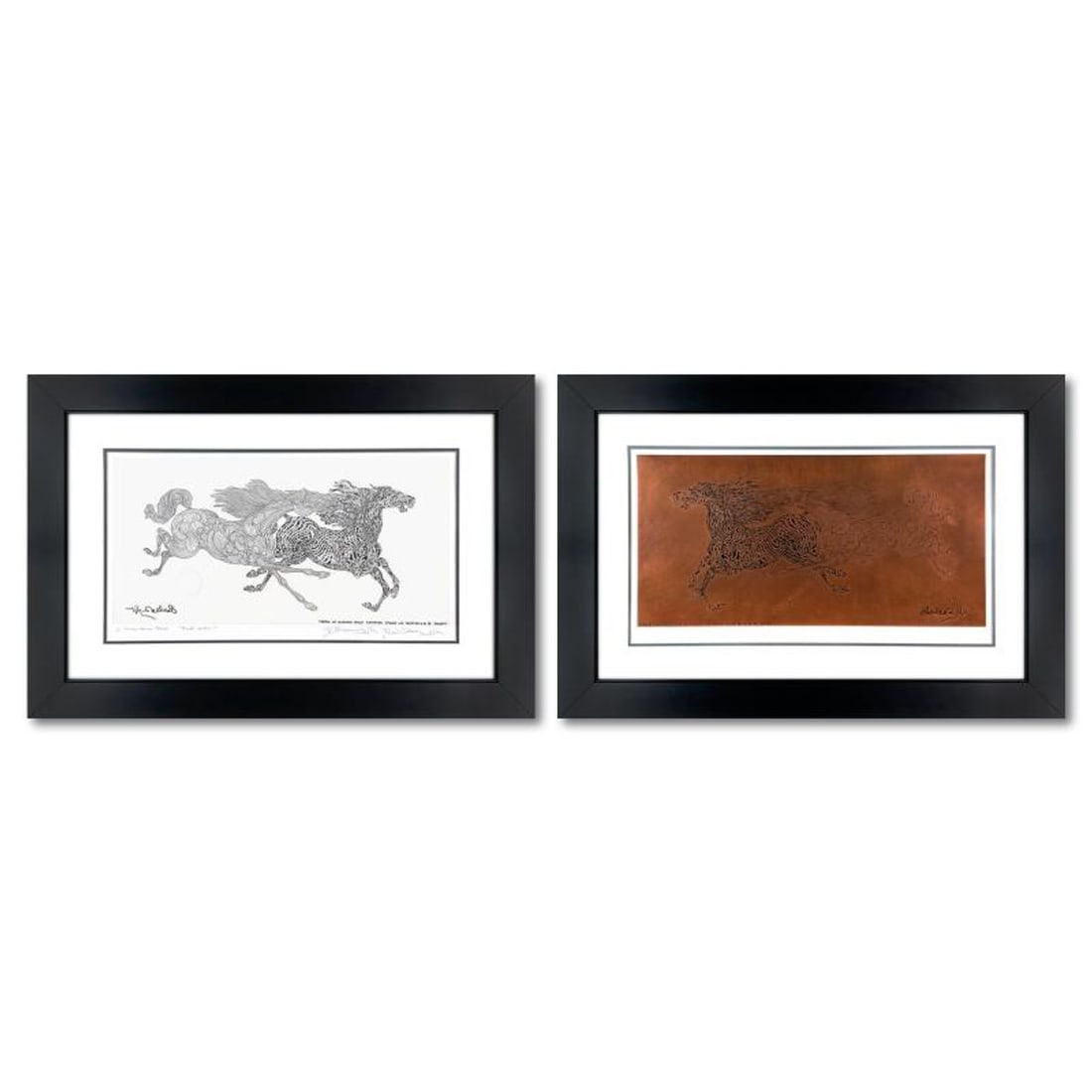 Guillaume Azoulay, "Tenue" Framed One-of-a-Kind Cancellation Proof and Copper Plate, Numbered 1/1: Tenue is a one-of-a-kind cancellation proof with its corresponding copper plate by Guillaume Azoulay. The etching is numbered 1/1 and hand signed by the artist. Includes Letter of Authenticity. Each p