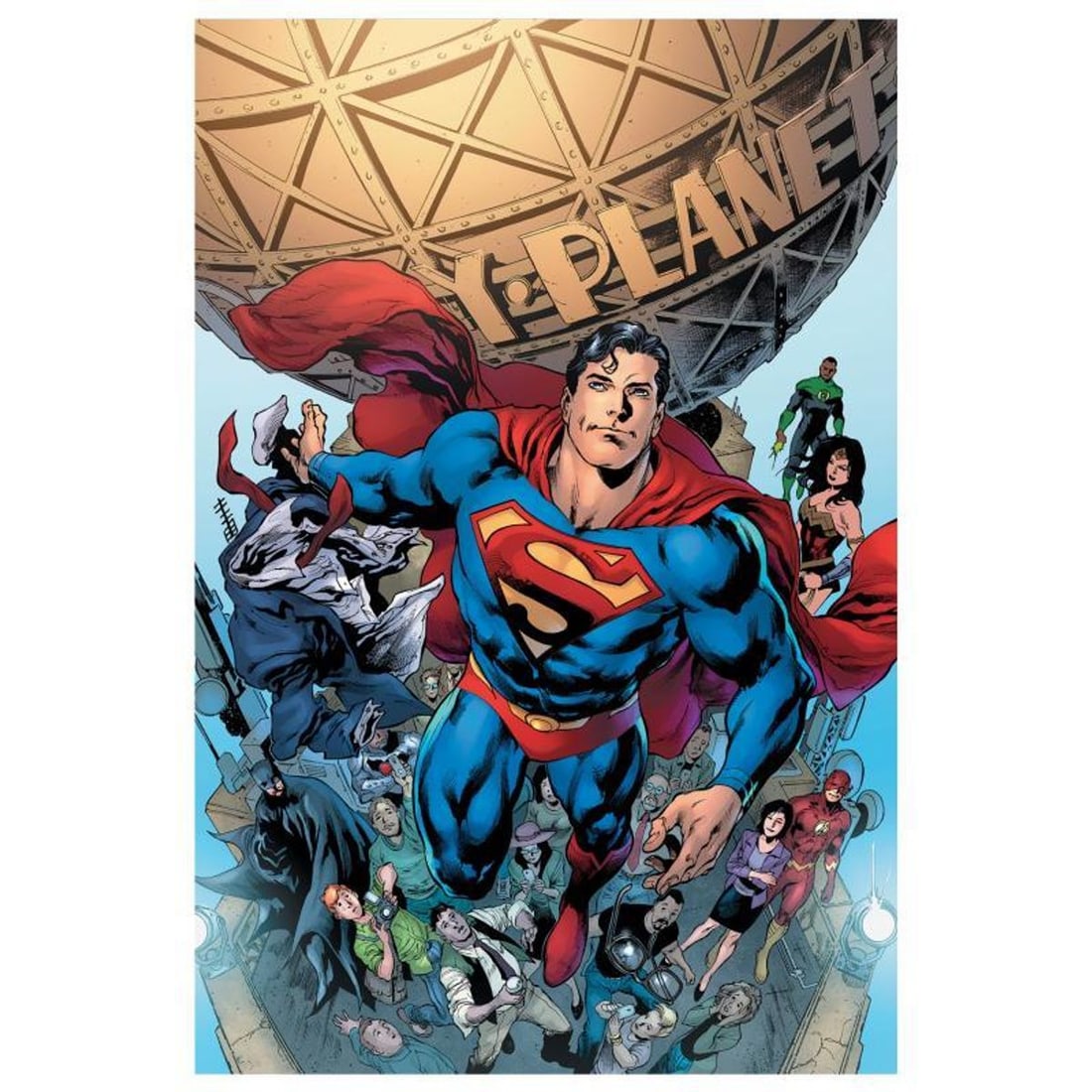 DC Comics, "Superman #19" Numbered Limited Edition Giclee on Canvas by Ivan Reis with COA.: Superman #19 is a limited edition giclee on canvas featuring art by Ivan Reis from the 2020 comic. This piece comes gallery wrapped and includes a certificate of authenticity. Measures approximately 2