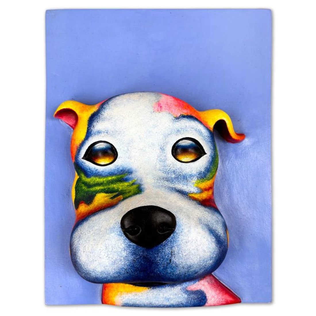Wang, "Duke" Limited Edition Bas Relief Sculpture, Numbered 2/99 and Hand Signed with Letter of: Duke is a limited edition bas relief sculpture by Wang, numbered 2/99 and hand signed by the artist. Includes Letter of Authenticity. Measures approx. 13" x 10" x 4".