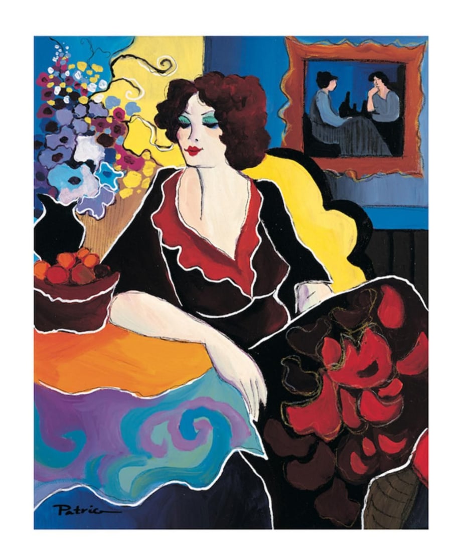Patricia Govezensky- Original Giclee on Canvas "Miriam": Artist: Patricia Govezensky. Medium: Original Giclee on Canvas. Title: Miriam. Size: 10" x 8". Signature: Hand Signed by the Artist. Certificate of Authenticity: From the publisher. Reference#: 20977.