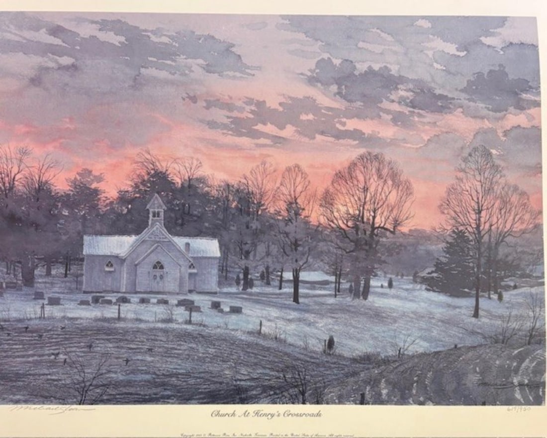 Michael Sloan- Limited edition lithograph on paper (1 of 1)