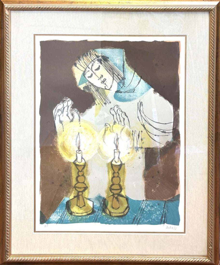Sammy Briss- Serigraph: Artist: Sammy Briss. Medium: Serigraph. Measures approx. 28" x 38" (framed). Signature: Hand signed and numbered. Reference#: 87175.