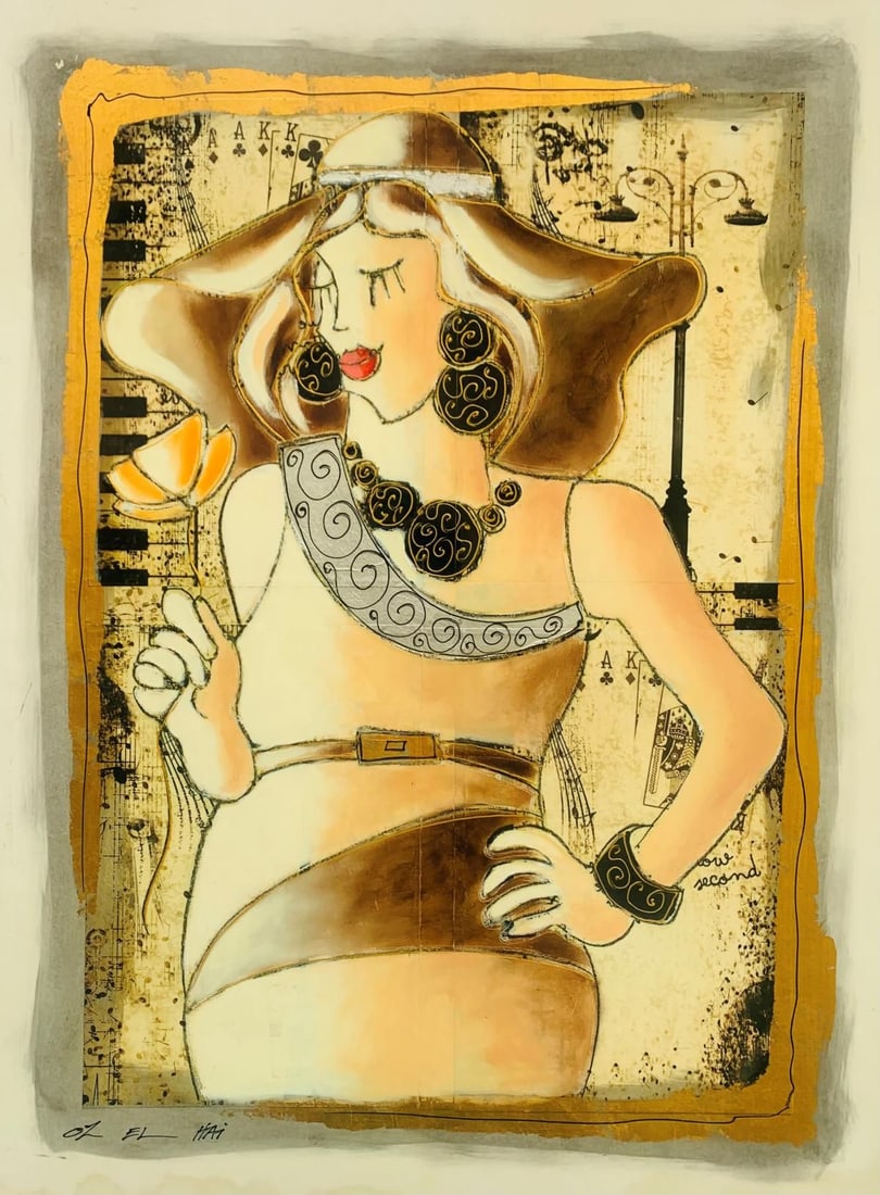 Oz El Hai- Original painting on panel (1 of 1)
