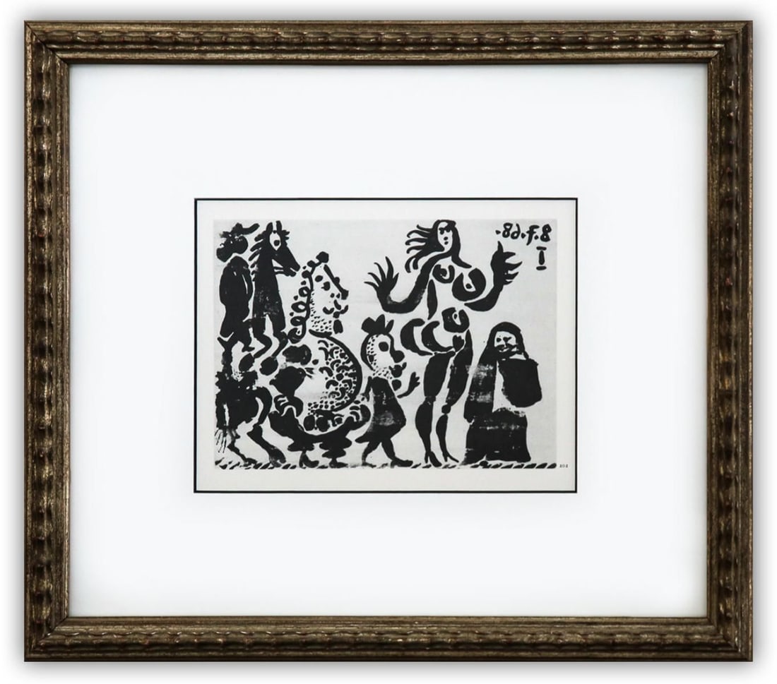 After Pablo Picasso- Offset Lithograph "From The 347 Series" (1 of 1)