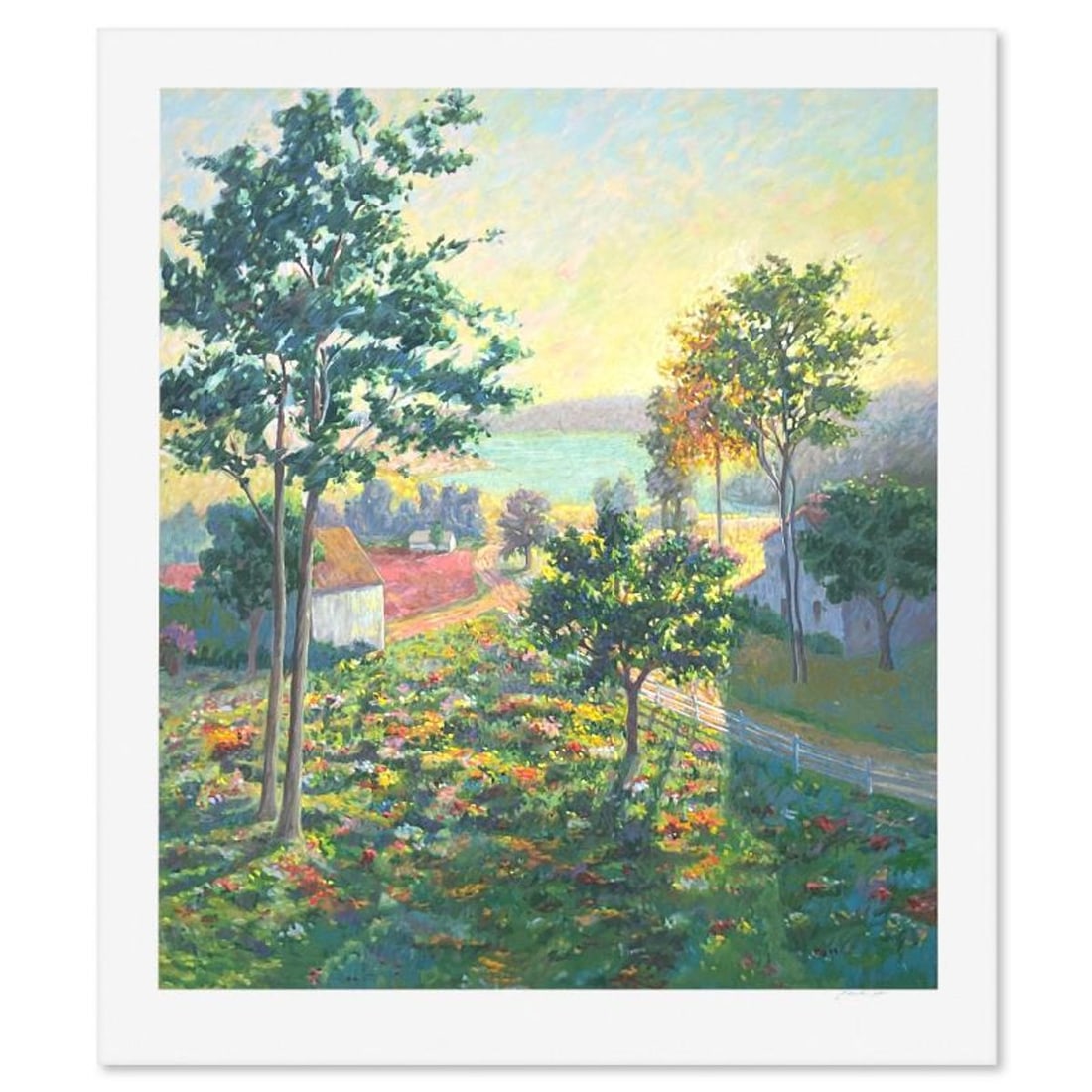 Christian Title (1932-2020), "Morning Shadow" Limited Edition Printer's Proof Serigraph, Numbered: Morning Shadow is a limited edition printer's proof serigraph on paper by Christian Title (1932-2020), numbered and hand signed by the artist. Includes Letter of Authenticity. Measures approx. 42" x 3