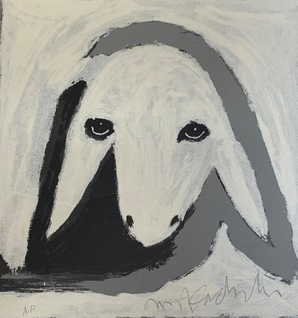 MENASHE KADISHMAN- Serigraph on paper: Artist: MENASHE KADISHMAN. Medium: Serigraph on paper. Size: 16" x 16". Signature: Hand signed and numbered. Reference#: 28159.