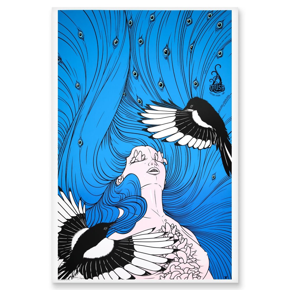 Wolfryd-Selway Projects- Silkscreen: Artist: Wolfryd-Selway Projects. Medium: Silkscreen. Size: 36" x 24". Signature: Hand signed by master printer. Certificate of Authenticity: Is included. Additional: Mexican vintage poster. Reference#
