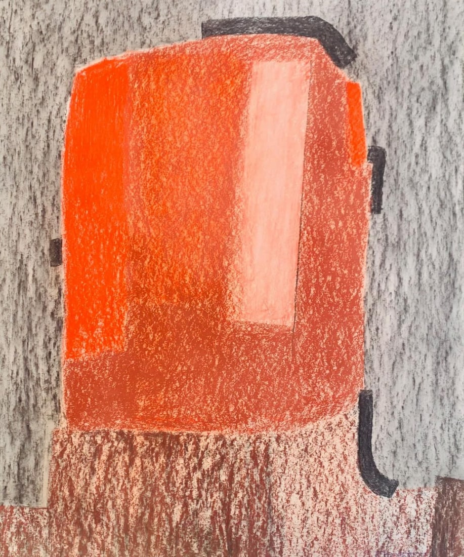 J Frost- Original pastel on paper: Artist: J Frost. Medium: Original pastel on paper. Size: 50" x 40". Signature: Signed bottom right. Reference#: 28174.