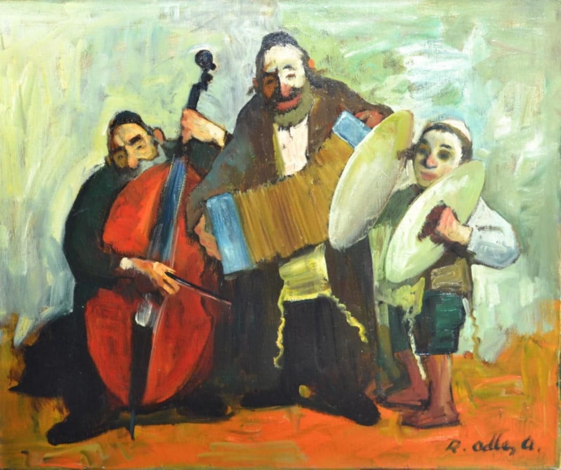 Adolf Adler- Original painting on canvas (1 of 1)