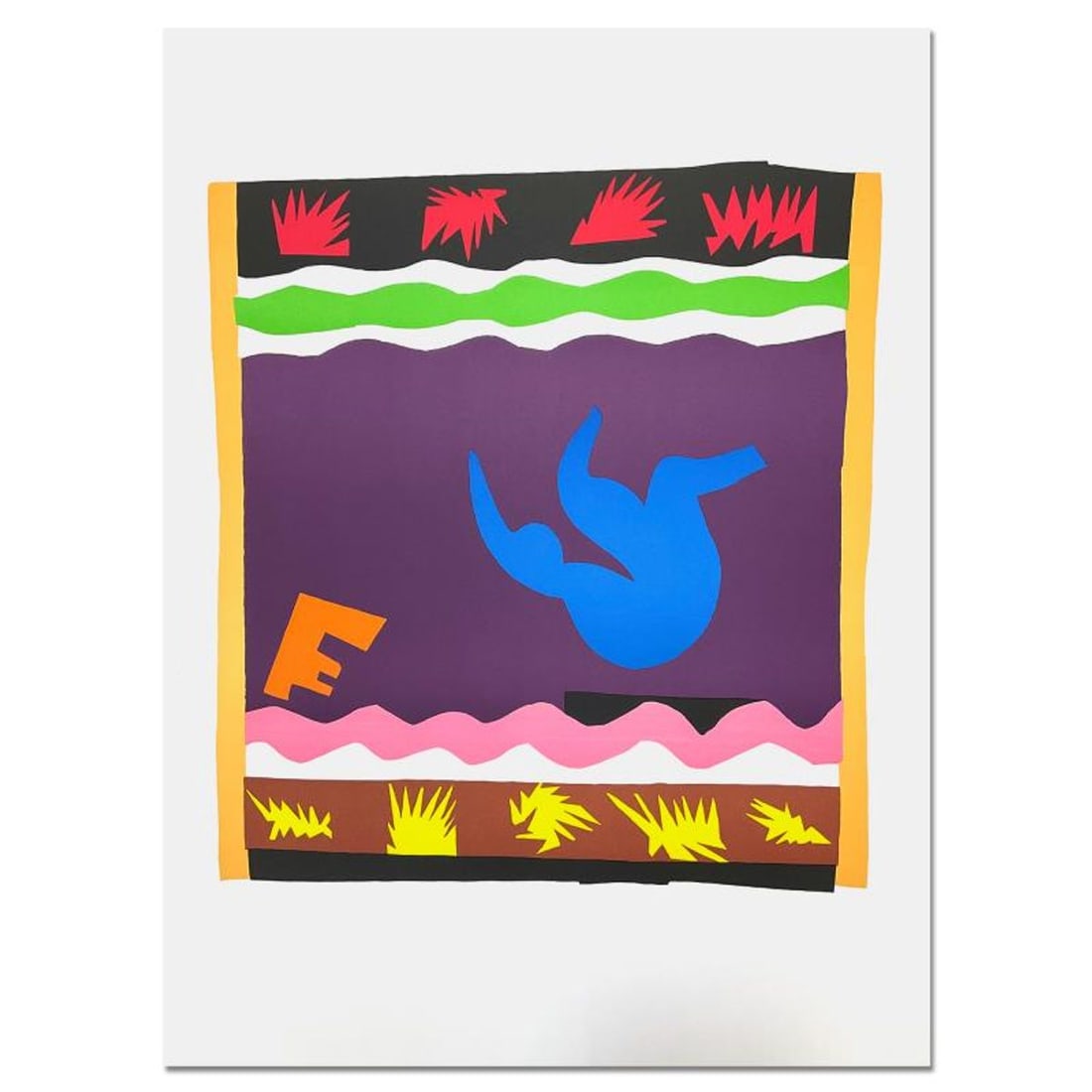 Henri Matisse 1869-1954 (After), "Toboggan" Limited Edition Lithograph with Certificate of (1 of 2)
