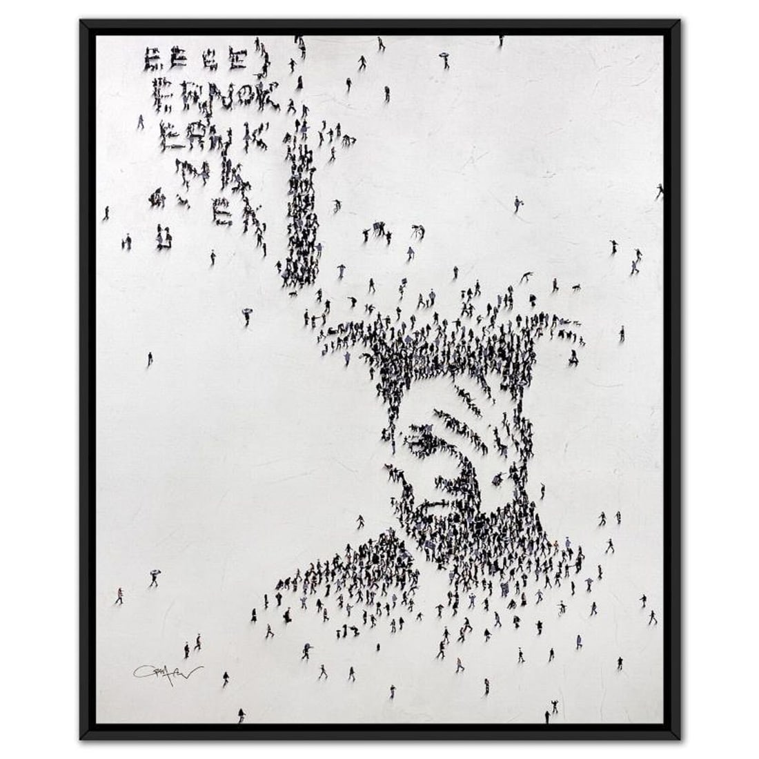 Craig Alan, "Populus: The Walk" Framed, Hand Signed Limited Edition Canvas with Letter of: Populus: The Walk is a numbered limited edition giclee on canvas by Craig Alan, hand signed by the artist. This piece comes custom framed and includes Letter of Authenticity. Measures approximately 41