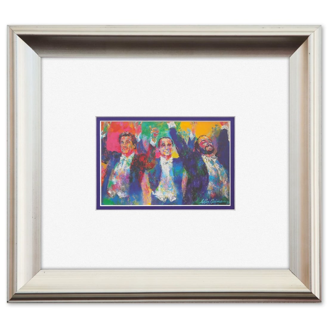 Leroy Neiman- Offset Lithograph: Artist: Leroy Neiman. Medium: Offset Lithograph. Size: 5" x 7". Measures approx. 15" x 17.5" (framed). Signature: Signed in plate. Reference#: 84836.