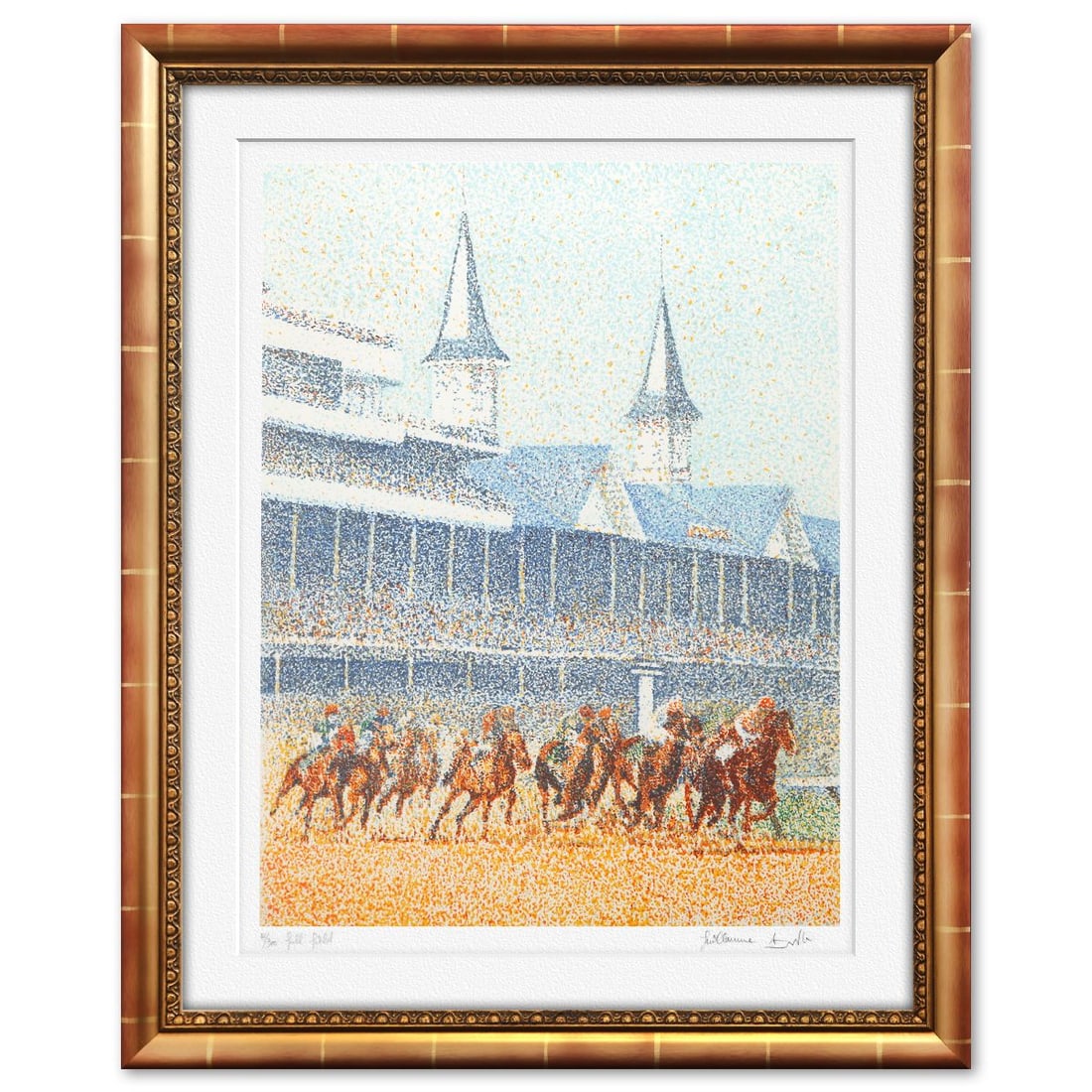 Guillaume Azoulay- Original Etching: Artist: Guillaume Azoulay. Medium: Original Etching. Size: 25" x 19". Measures approx. 32" x 26" (framed). Signature: Hand signed and numbered. Additional: 41/300. Reference#: 10067.