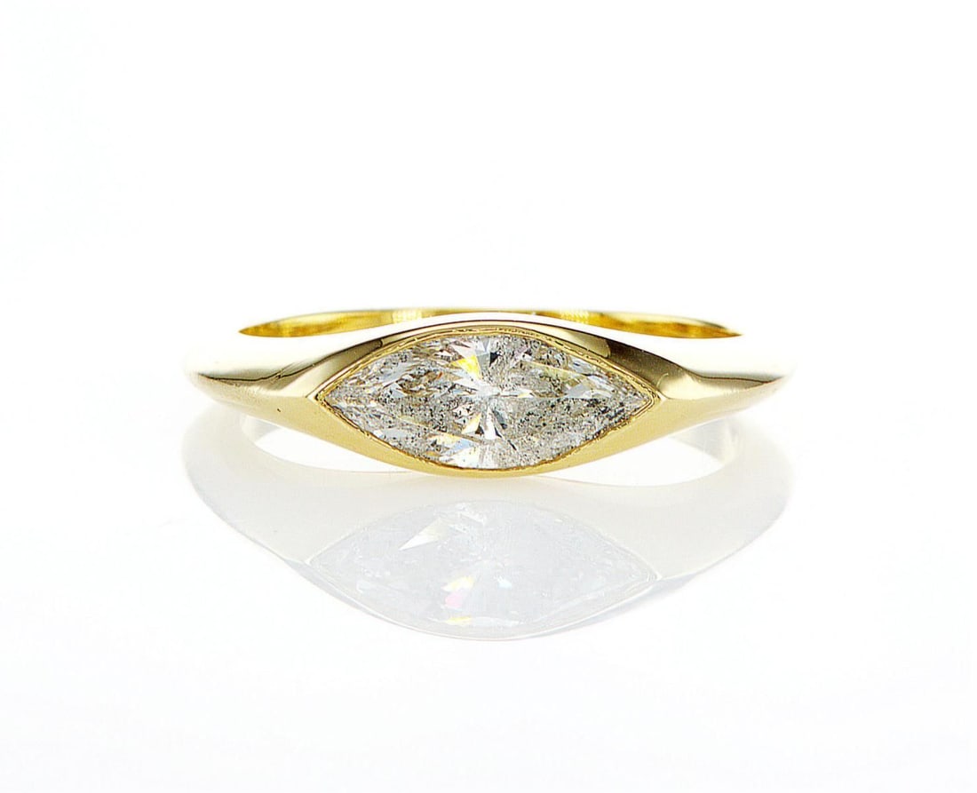 14kt Yellow Gold 1.02ctw Diamond Ring: Jewelry Description Description: One 14k yellow gold ring, set with natural diamonds. Jewelry Weight: 3.83 Grs Total Diamonds Weight: 1.02 Cts Precious Metal: 14kt Yellow Gold Certificate Number: DSL-