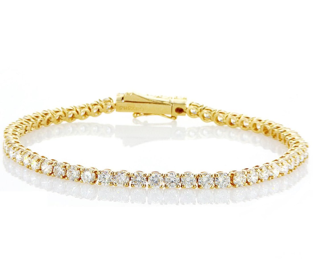 14K Yellow Gold 6.16ctw Bracelet (1 of 2)