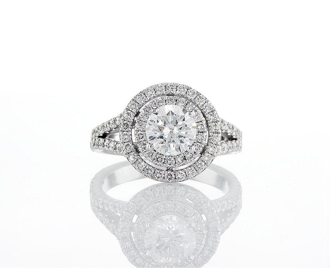14kt White Gold 1.88ctw Diamond Ring: Jewelry Description Description: One 14k white gold ring, set with natural diamonds. Jewelry Weight: 4.74 Grs Total Diamonds Weight: 1.88 Cts Precious Metal: 14kt White Gold Certificate Number: DSL-