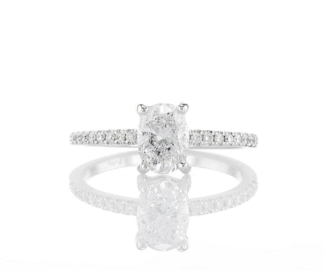 14kt White Gold 1.27ctw Diamond Ring (1 of 2)