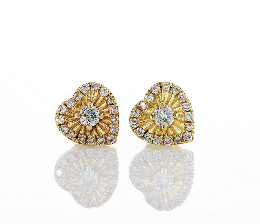 14K Yellow Gold 0.58ctw Earring (1 of 2)