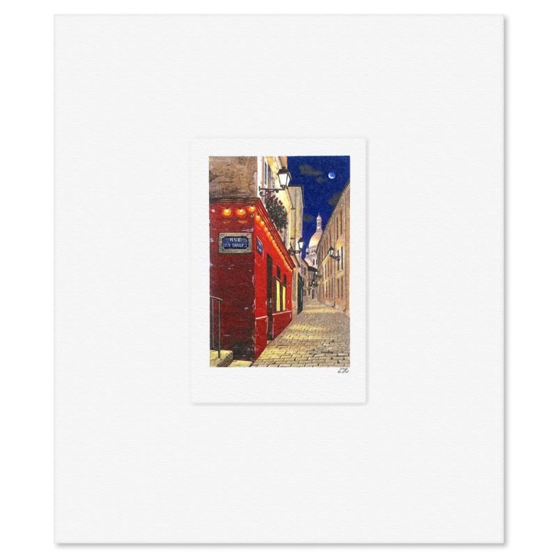 Liudmila Kondakova, "Rue des Saules" Limited Edition Lithograph, Numbered and Hand Signed with (1 of 2)