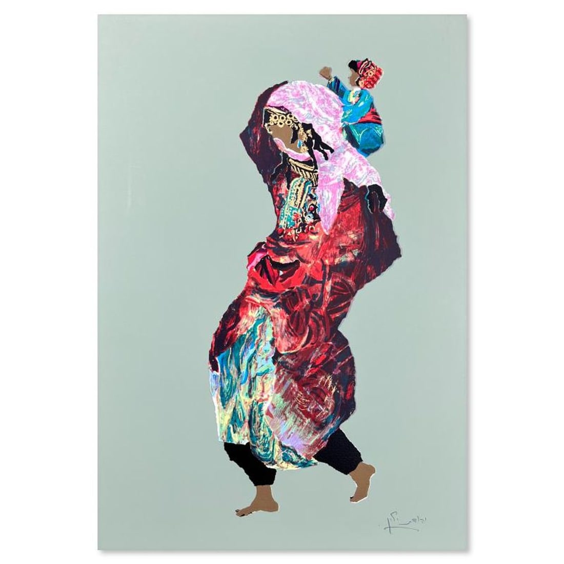 Judith Yellin, Limited Edition Serigraph, Hand Signed and Numbered with Letter of Authenticity. (1 of 2)