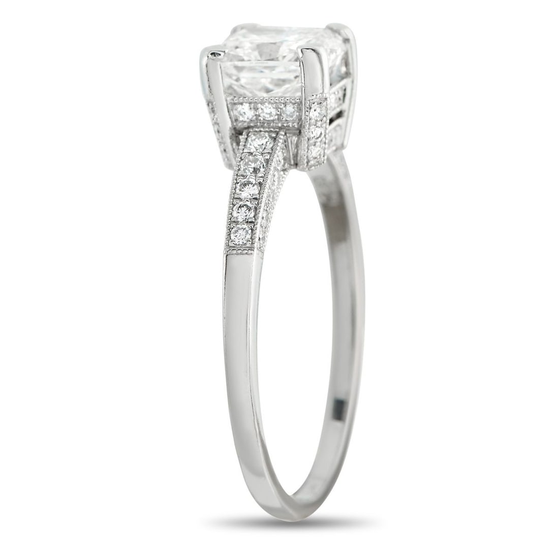PLATINUM 1.21CT DIAMOND RING - 2