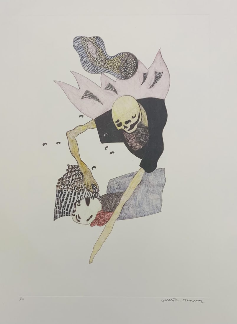 Jonathan Hammer- Limited Edition Etching on paper: Artist: Jonathan Hammer. Medium: Limited Edition Etching on paper. Size: 24" x 30". Signature: Signed and numbered. Reference#: 25021.