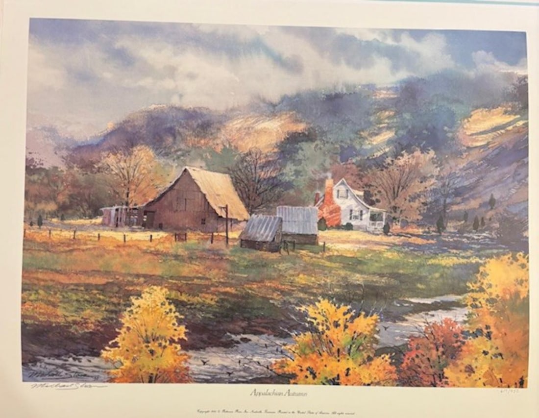Michael Sloan- Limited edition lithograph on paper: Artist: Michael Sloan. Medium: Limited edition lithograph on paper. Size: 24" x 30". Signature: Hand Signed and numbered. Reference#: 25218.