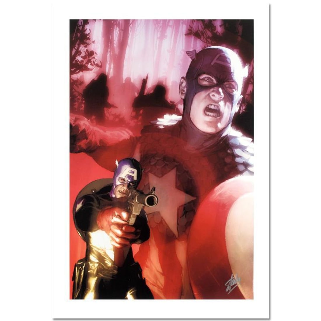 Stan Lee Signed, Marvel Comics "Captain America #603" Limited Edition Canvas 2/10 with Certificate: Captain America #603 is a limited edition giclee on canvas with art by Gerald Parel. Officially licensed by Marvel, this piece is numbered 2/10 and hand signed by creative legend Stan Lee (1922-2018).