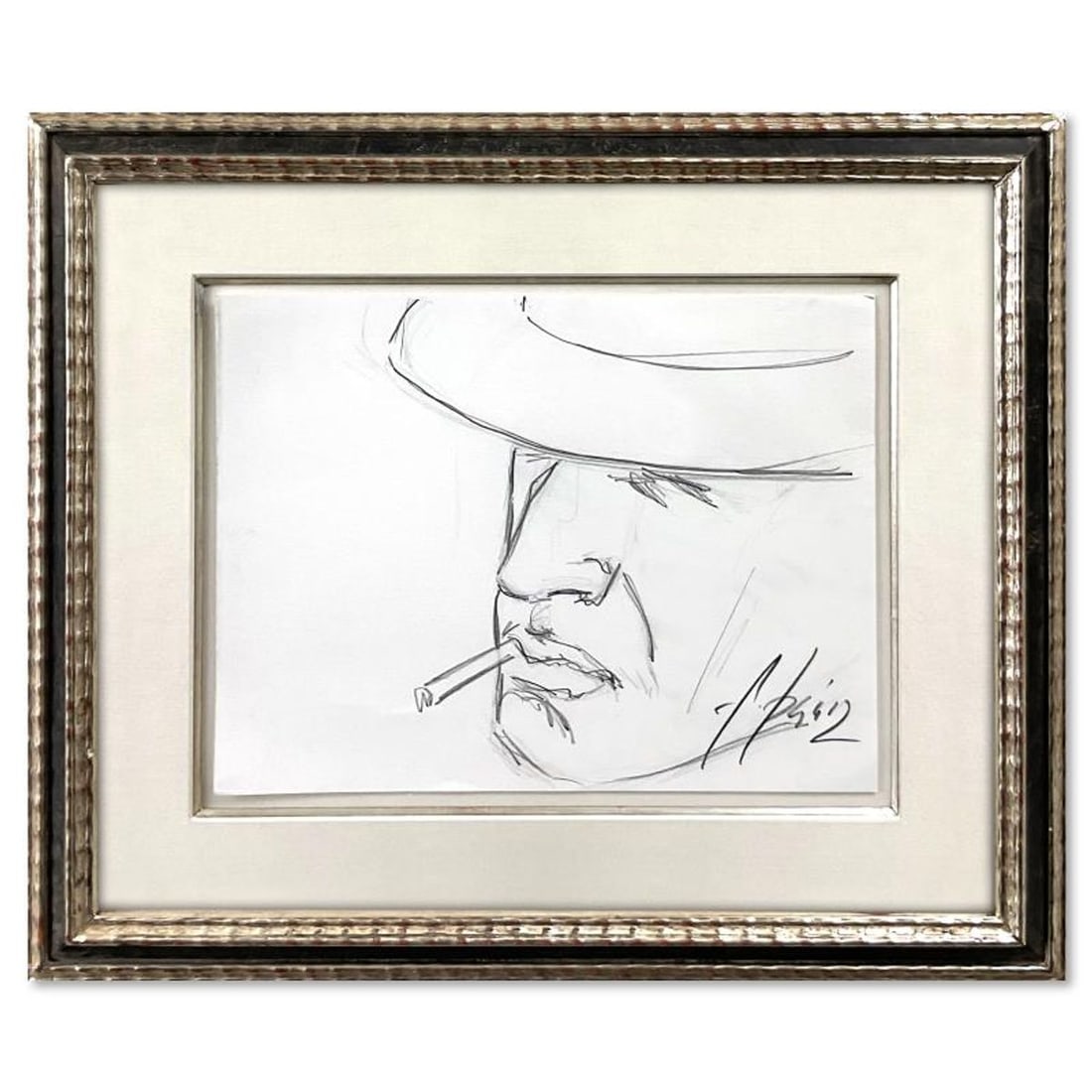 Fabian Perez, Framed Original Drawing, Hand Signed with Letter of Authenticity: This is an original painting on paper by Fabian Perez, hand signed by the artist. This piece comes framed. Includes Letter of Authenticity. Measures approx. 16" x 19" (frame), 9" x 12" (image). There 