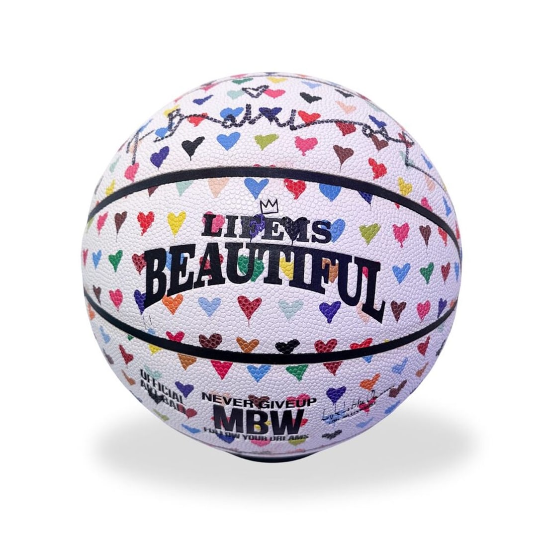 Mr. Brainwash- Limited Edition Basketball "Life is Beautiful" (1 of 1)