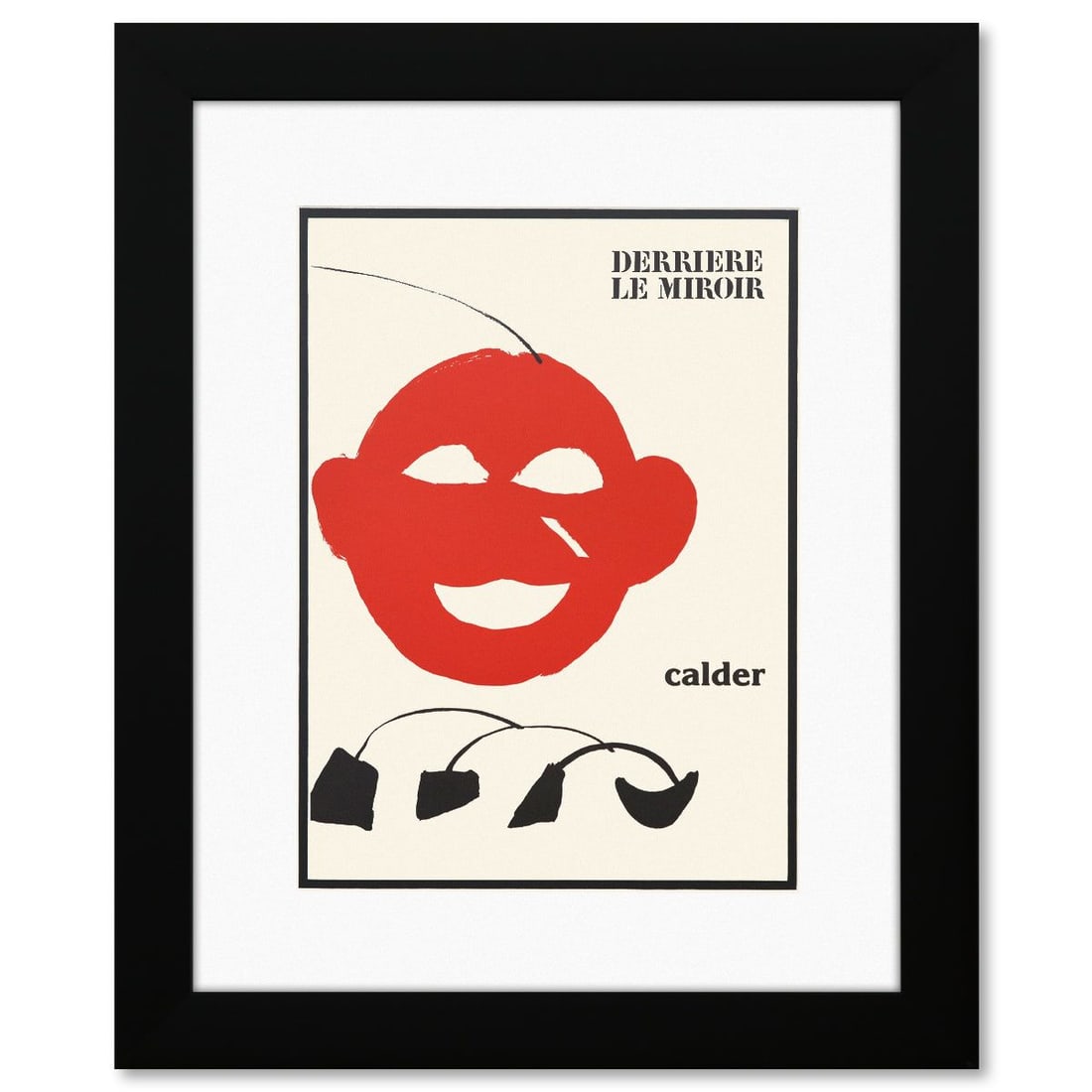 Alexander Calder- Lithograph "DLM221 - COUVERTURE": Artist: Alexander Calder. Medium: Lithograph. Title: DLM221 - COUVERTURE. Size: 15" x 11". Measures approx. 23" x 19" (framed). Certificate of Authenticity: Is included. Reference#: 45400.