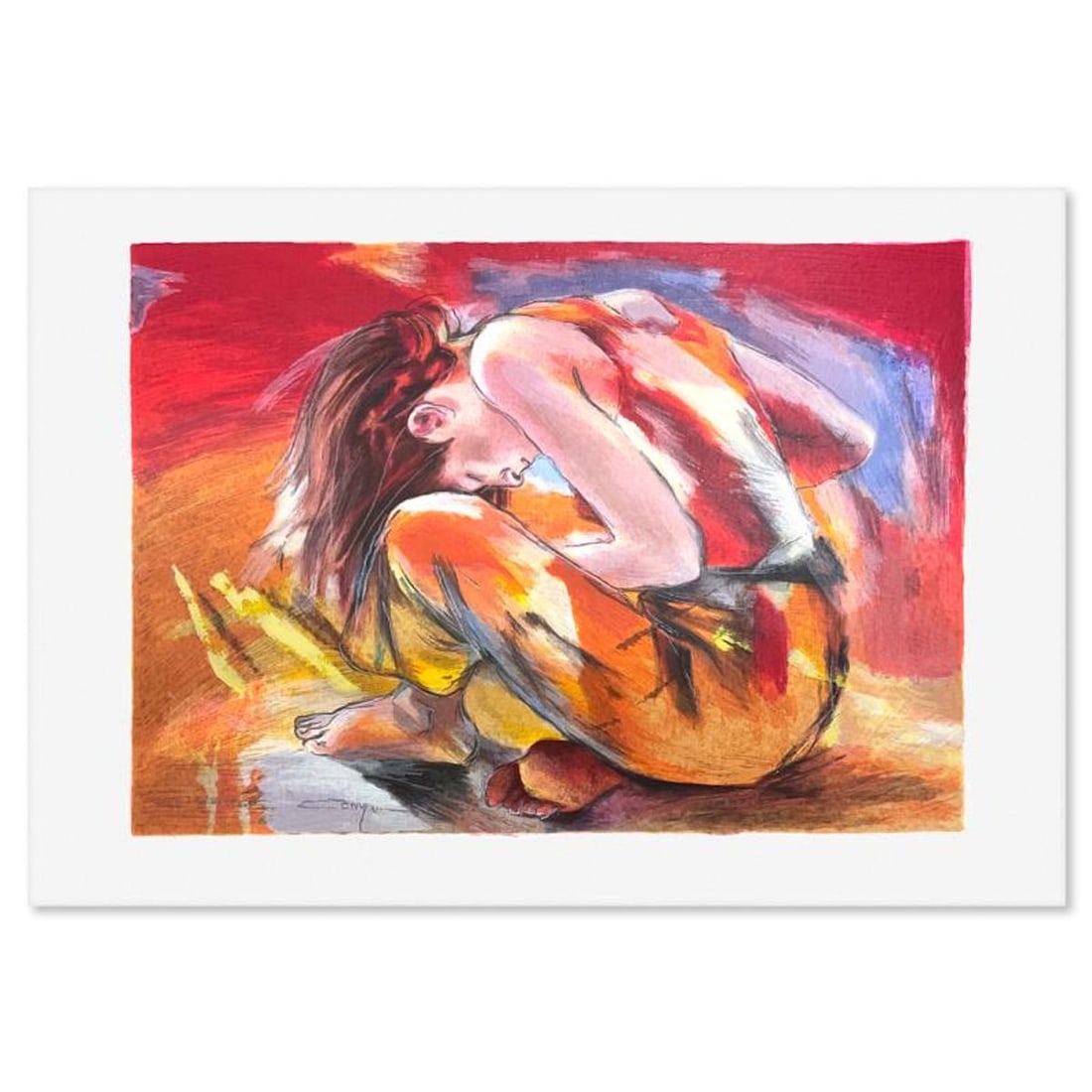 Christine Comyn, Hand Signed, Numbered Limited Edition with Letter of Authenticity.: This is a limited edition on paper by Christine Comyn. The piece comes hand signed by the artist, numbered, and with a letter of authenticity. Measures approximately 8" x 11.5". Reference#: 90237.