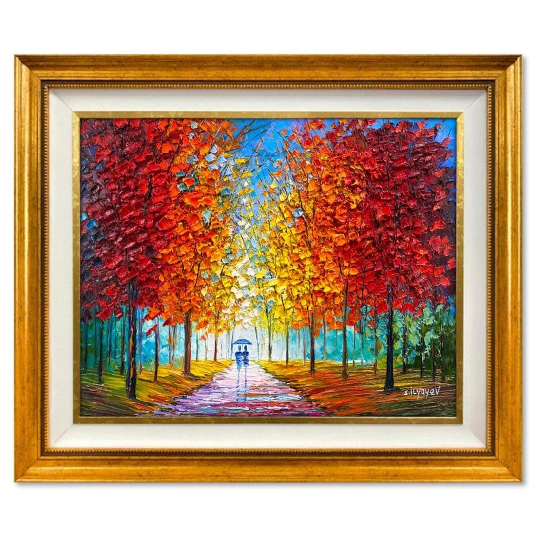 Slava Ilyayev, Framed Original Oil Painting on Canvas, Hand Signed with Letter of Authenticity.: This is an original oil painting on canvas by Slava Ilyayev, hand signed by the artist. This piece comes custom framed. Includes Letter of Authenticity. Measures approx. 30.5" x 36.5" (frame), 23.5" x