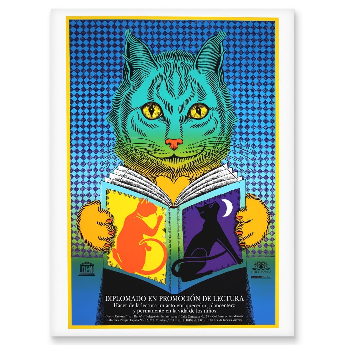 Wolfryd-Selway Projects- Silkscreen: Artist: Wolfryd-Selway Projects. Medium: Silkscreen. Size: 36" x 24". Signature: Hand signed by master printer. Certificate of Authenticity: Is included. Additional: Mexican vintage poster. Reference#