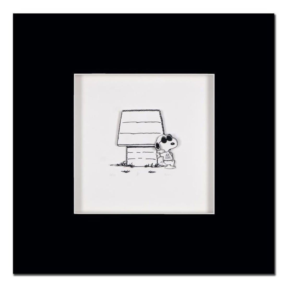 Peanuts, "Just Be You" Hand Numbered Limited Edition 3D Decoupage with Certificate of Authenticity. (1 of 2)