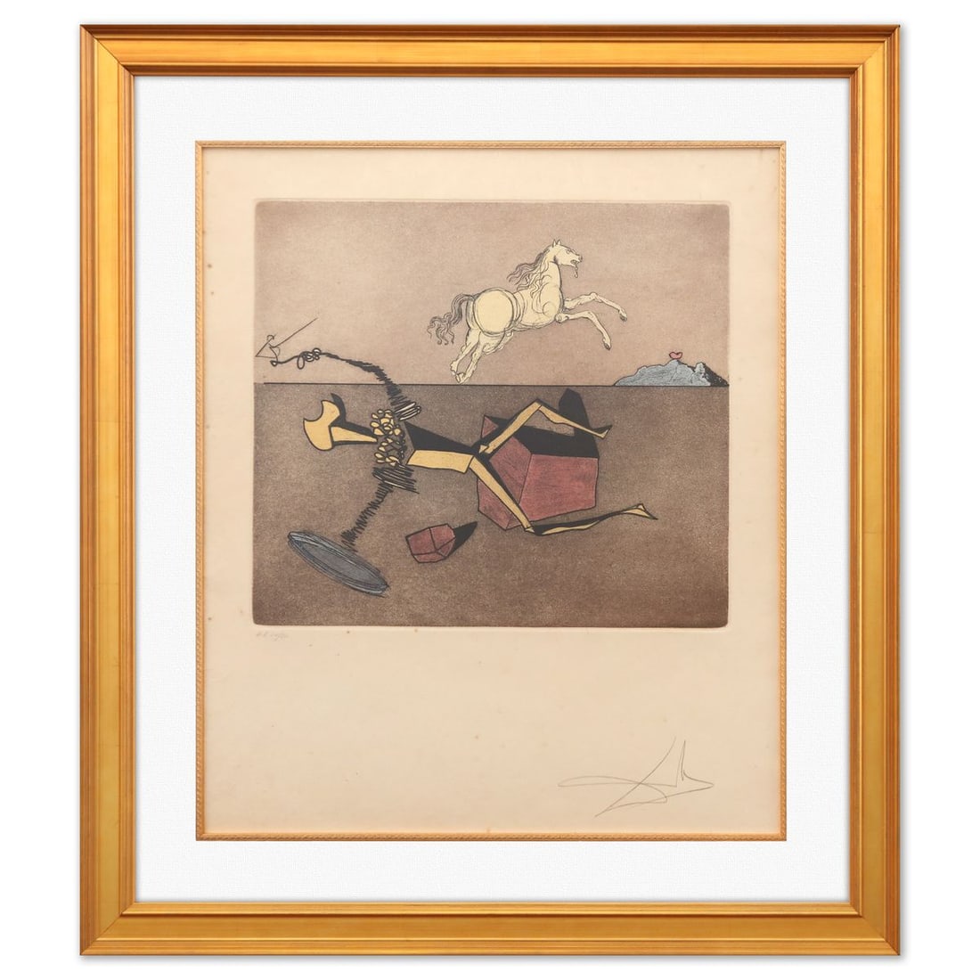 Salvador Dali- Original Lithograph "Aspiration" (1 of 2)