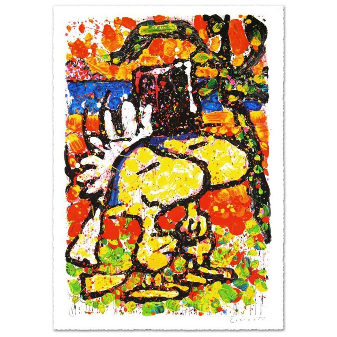 Hitched Limited Edition Hand Pulled Original Lithograph (26" x 39") by Renowned Charles Schulz (1 of 1)