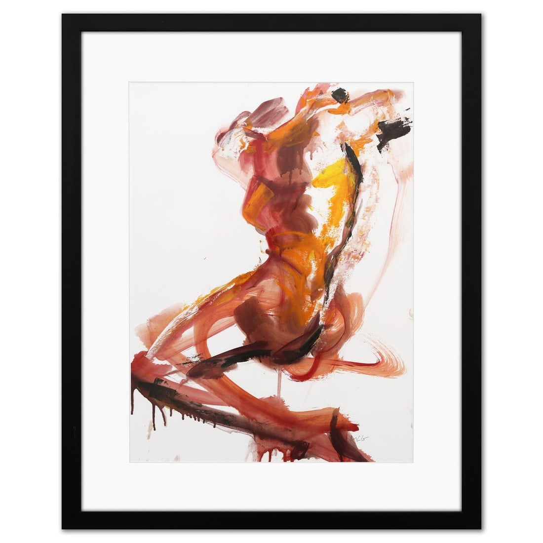 AnneKarin Glass- Watercolor "Found Guilty": Artist: AnneKarin Glass. Medium: Watercolor. Title: Found Guilty. Size: 23.5" x 17.5". Measures approx. 32" x 26" (framed). Signature: Hand Signed. Reference#: 62174.