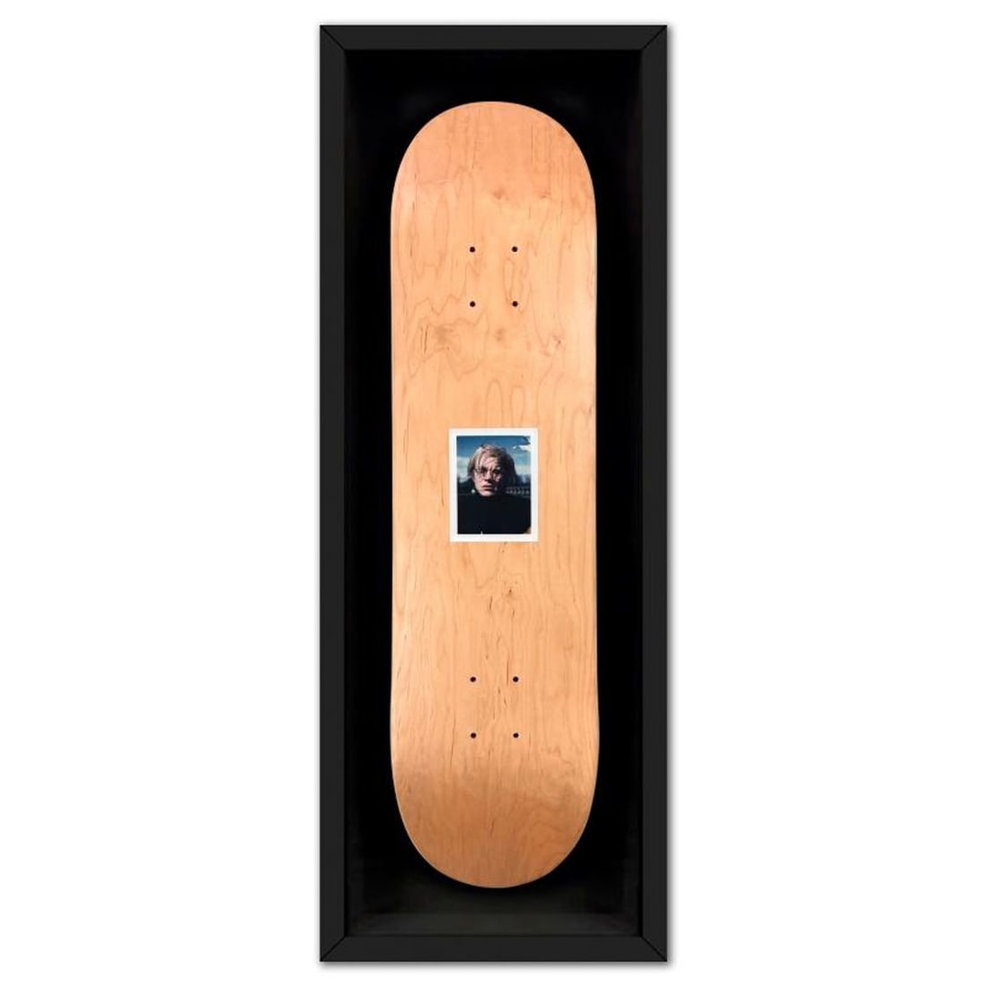 Andy Warhol (1928-1987), "Self-Portrait (Orange)" Framed One-of-a-Kind Unique Edition Skateboard, (1 of 3)