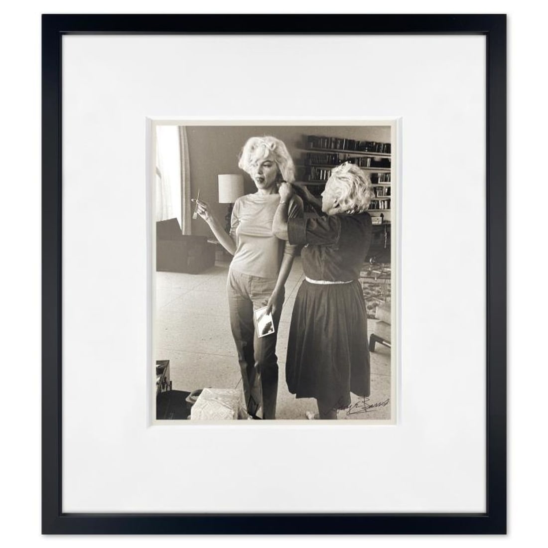 George Barris (1922-2016), "Marilyn Monroe: The Last Shoot" Framed Photograph Printed from the: Marilyn Monroe: The Last Shoot is a photograph printed from the original negative taken by George Barris (1922-2016). This photo is part of a series entitled "The Last Photos" which were taken in