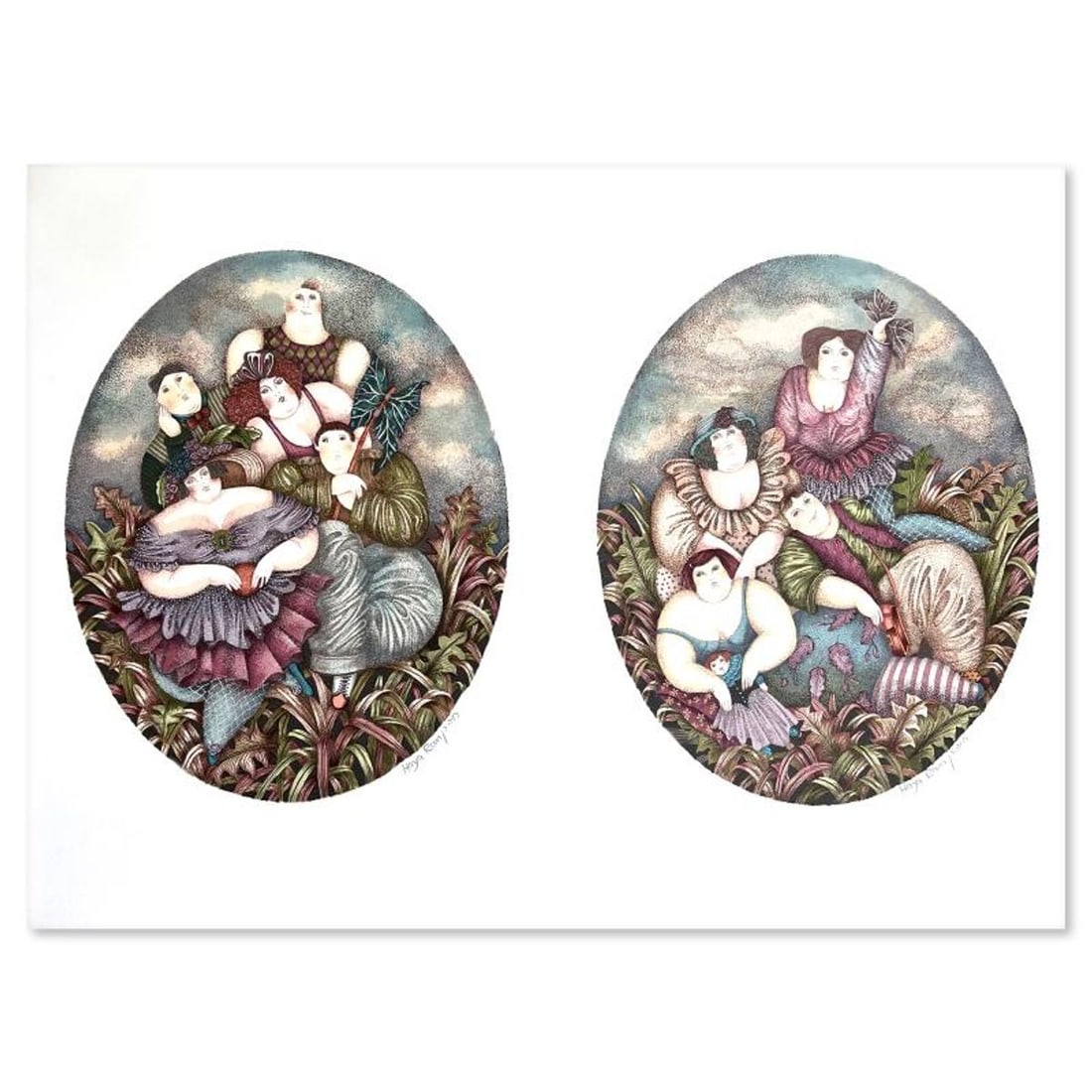 Haya Ran, Hand Signed, Numbered Limited Edition with Letter of Authenticity.: This is a limited edition on paper by Haya Ran. The piece comes hand signed by the artist, numbered, and with a letter of authenticity. Measures approximately 15.5" x 27". Reference#: 93300.