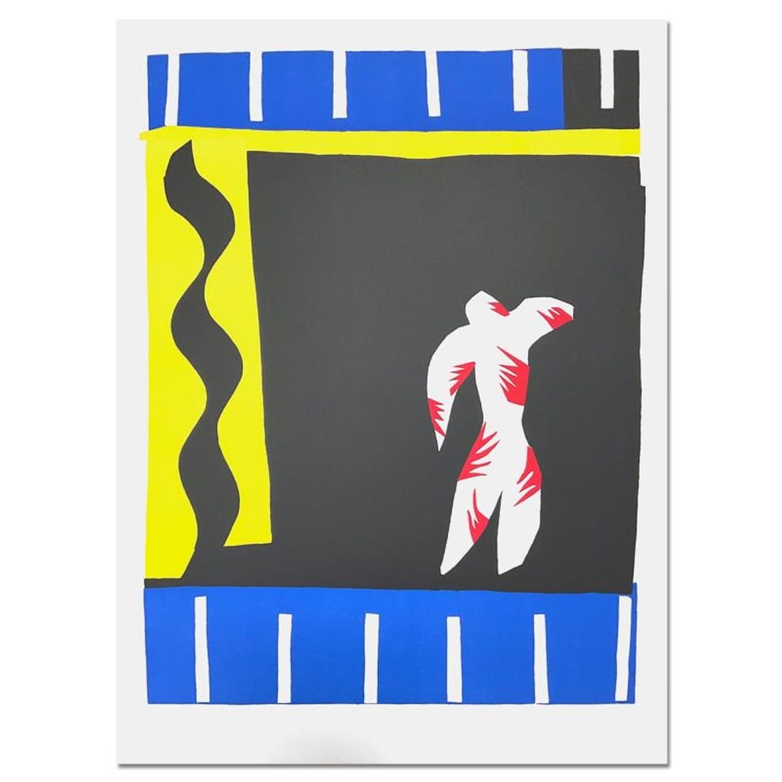 Henri Matisse 1869-1954 (After), "Le Clown (The Clown)" Limited Edition Lithograph with Certificate (1 of 2)